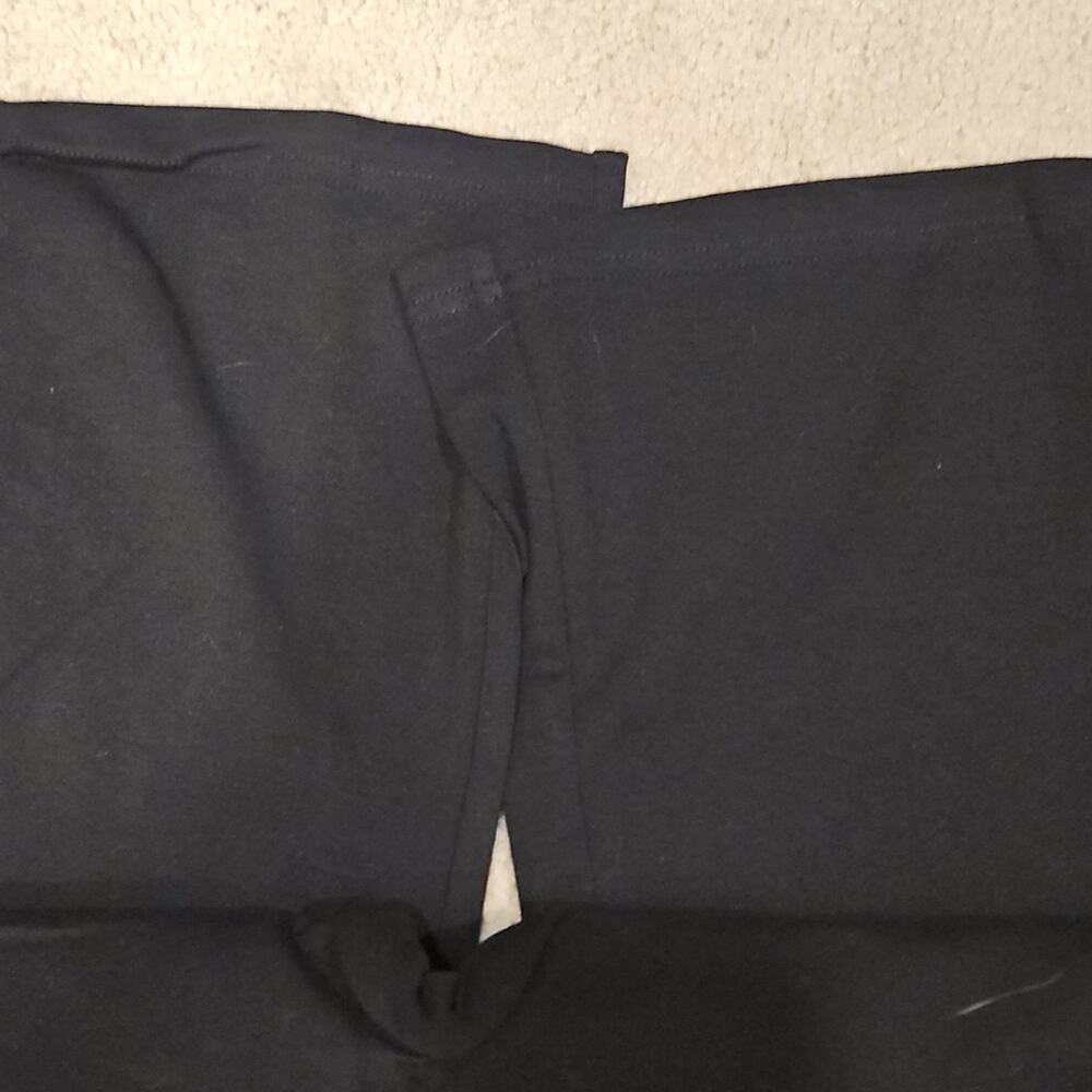 White fox Black Flare Leggings with rhinestones - Picture 4 of 4